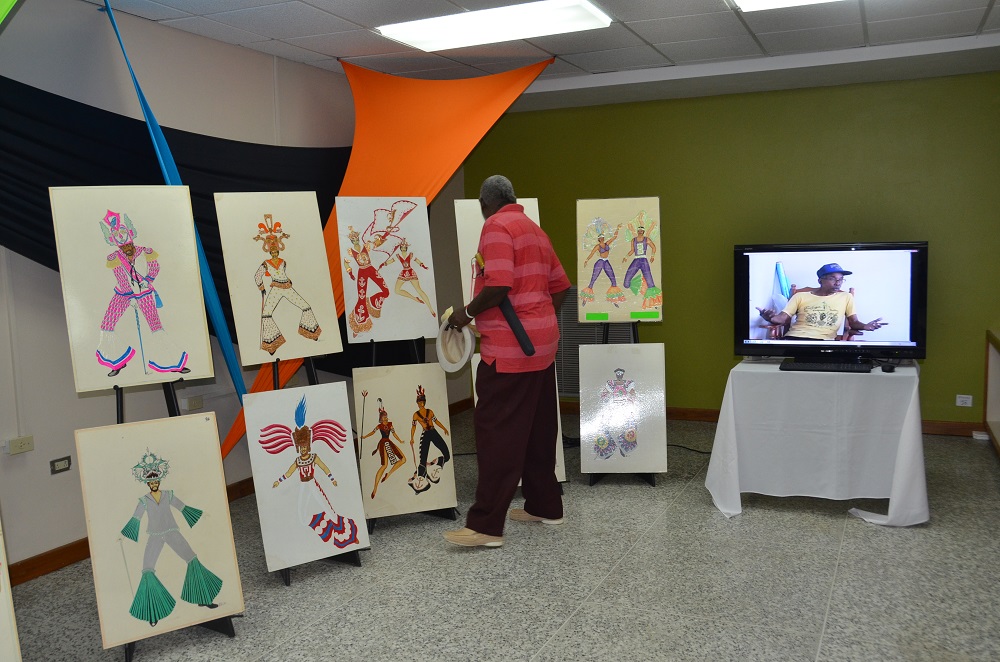 Drawings of Jason Griffith’s mas portrayals of the Golden era, done by Mr. Robert Miller